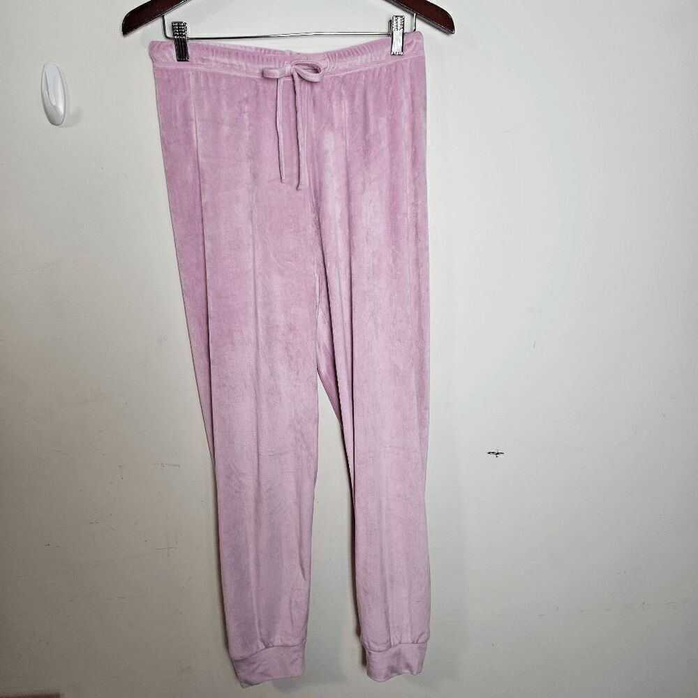 Juicy Couture Velour Pajama Women's Pink Size Small Embellished Juicy Logo Spell